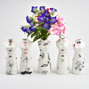 OEM Pure peinture à la main moderne femme caractéristique décor à la maison décoration fleur porcelaine vase de mariage en céramique
