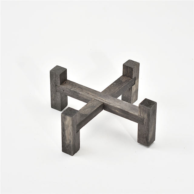 Vases en céramique en bambou décoration d'ameublement de bureau décoratif en bambou monté sur support jaune délicat pot de fleur en céramique