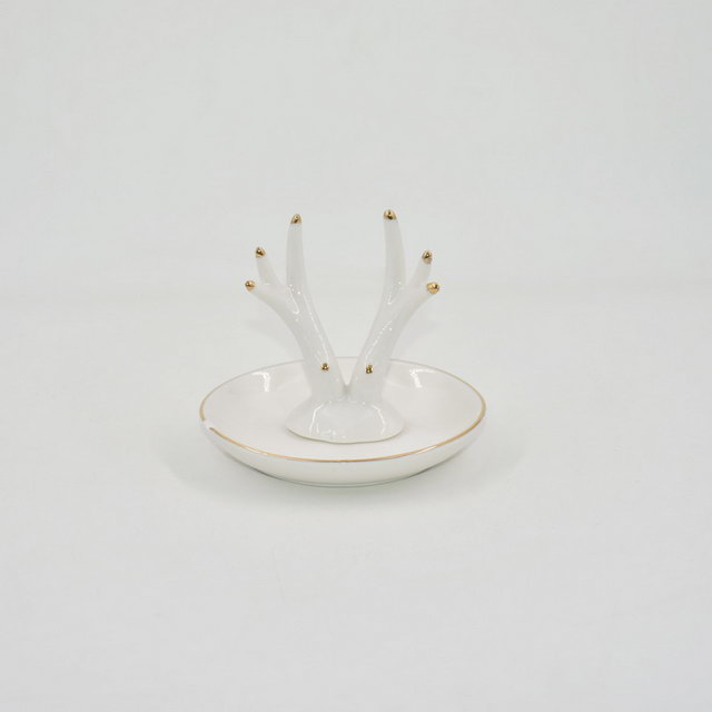 Fourniture de mariage décor à la maison cadeau plateau d'affichage de bijoux cadeau de mariage porte-bague en céramique plateau de bibelot personnalisé