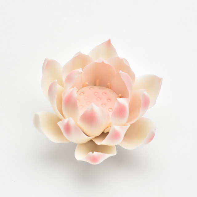 Personnalisé accepter décor à la maison personnalisé fleur design porte-encens porte-encens en céramique