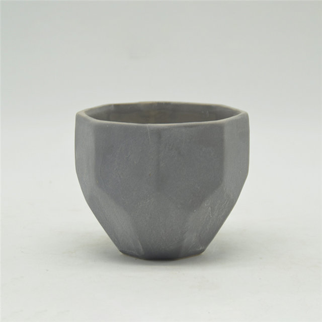 Tasse à bougie noire de style simple moderne