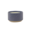 Bougie en céramique bleu gris brun