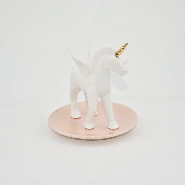 Vente chaude Décor À La Maison Cadeau Bijoux Présentoir Plateau De Mariage Cadeau En Céramique Anneau Titulaire Personnalisé Bibelot Plateau