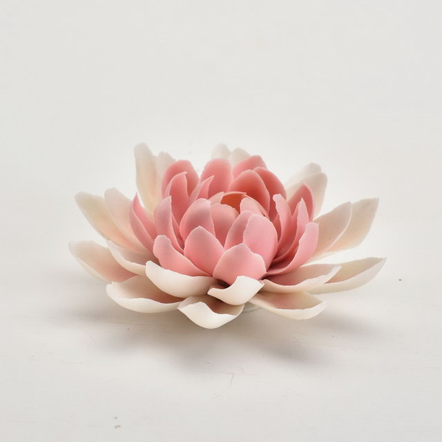 Beau Style décor à la maison décoration de mariage porcelaine fleur Figurine Statue fleur en céramique