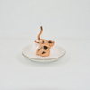 Rose or éléphant Style décor cadeau bibelot plateau en céramique porte-bague de mariage plateau d'affichage de bijoux