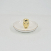 Décor à la maison hibou forme décoration de mariage cadeau plateau de bijoux plateau de bibelot en céramique porte-bague de mariage