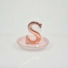 Artisanat fait à la main décoration de mariage cadeau plateau de bijoux plateau de bibelot en céramique porte-bague de mariage