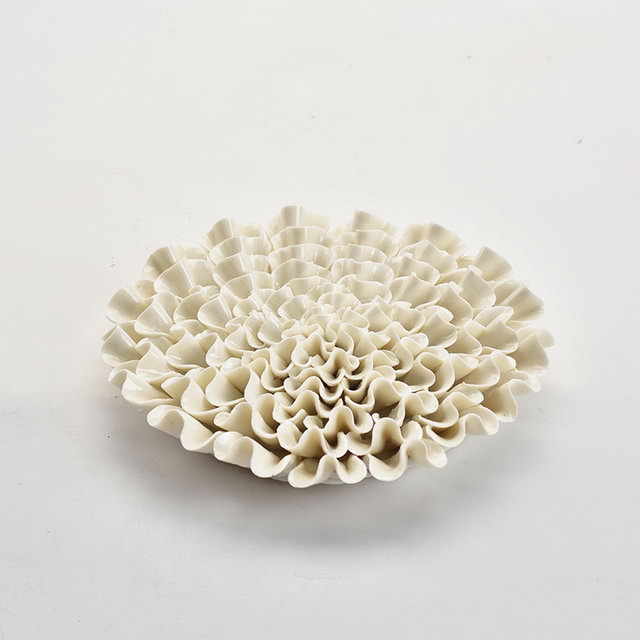 Cadeau de mariage décor à la maison décoration de mariage porcelaine fleur Figurine Statue fleur en céramique