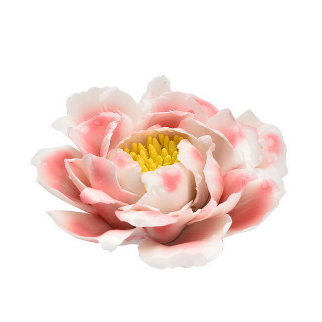 Cadeau promotionnel décor à la maison décoration de mariage en céramique fleur Figurine Statue porcelaine fleur