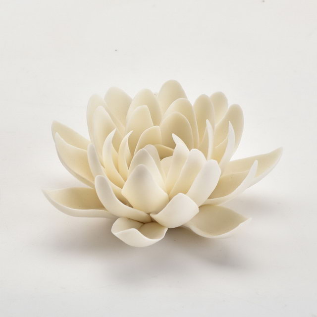 Style à la mode décor à la maison personnalisé fleur design porte-encens porte-encens en céramique