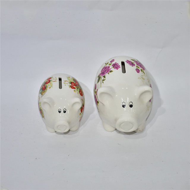 Mignon porter une jupe cochon rose tirelire en céramique décoration de la maison enfants comme tirelire en céramique