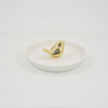 Petit oiseau Figurine décoration de mariage cadeau Animal plateau de bijoux bibelot plateau en céramique porte-bague bijoux