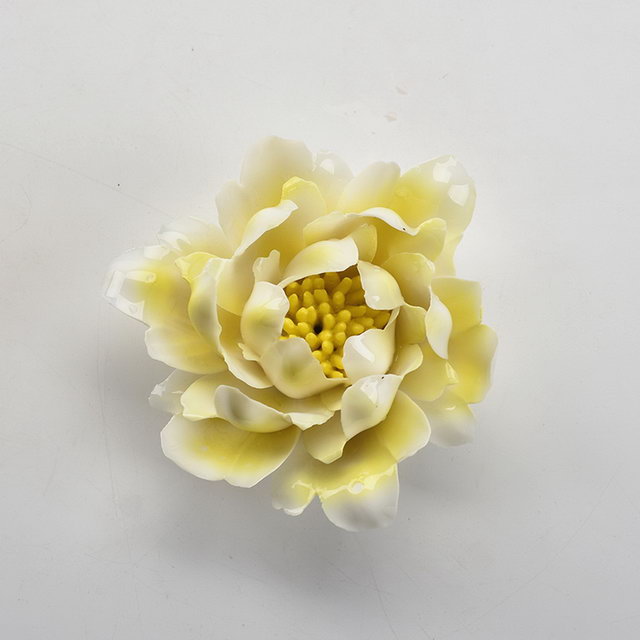 Fourniture de mariage décor à la maison décoration de mariage en céramique fleur Figurine Statue porcelaine fleur