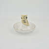 Rose d'or couronne conception décoration de mariage cadeau bijoux plateau bibelot plateau en céramique porte-bague de mariage