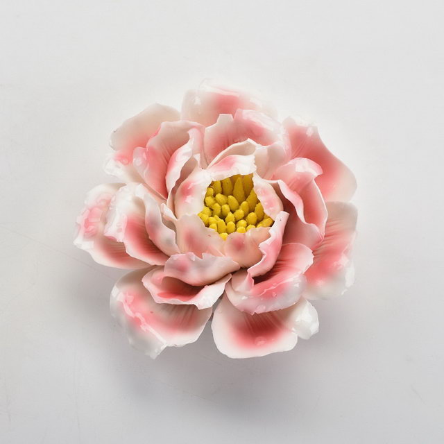 Fleur populaire décor à la maison décoration de mariage en céramique fleur Figurine Statue porcelaine fleur