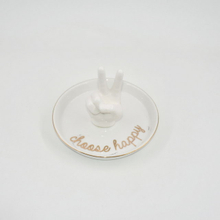 Forme de la main décor à la maison cadeau bibelot plateau en céramique porte-bague de mariage plateau d'affichage de bijoux