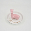 Or cygne forme décor à la maison cadeau bijoux présentoir plateau cadeau de mariage porte-bague en céramique plateau bibelot personnalisé