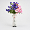 Style de beauté peinture à la main pure femme caractéristique décor à la maison décoration fleur porcelaine moderne vase de mariage en céramique