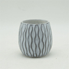 Tasse à bougie bleue de style simple moderne
