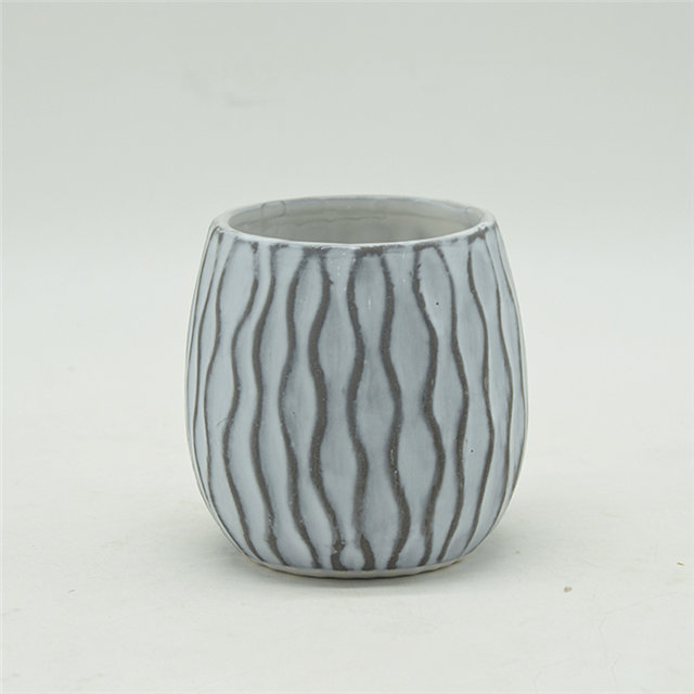 Tasse à bougie bleue de style simple moderne