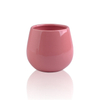 Tasse à bougie en céramique rose