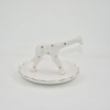 Petit oiseau Figurine décoration de mariage cadeau Animal plateau de bijoux bibelot plateau en céramique porte-bague bijoux