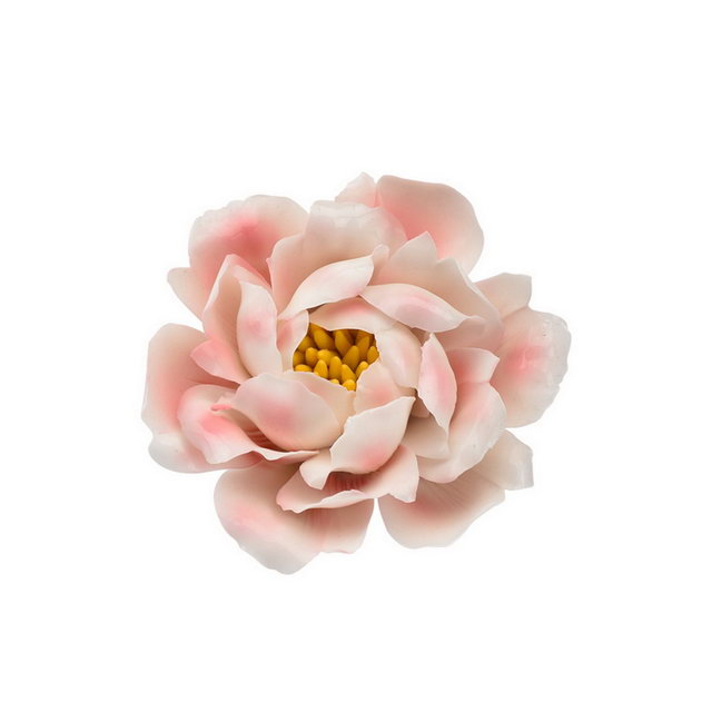 Vente chaude décor à la maison décoration de mariage porcelaine fleur Figurine Statue fleur en céramique