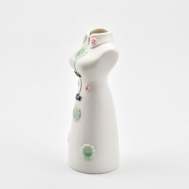 Divers conception Pure peinture à la main femme chinoise caractéristique décor à la maison décoration fleur porcelaine moderne vase de mariage en céramique