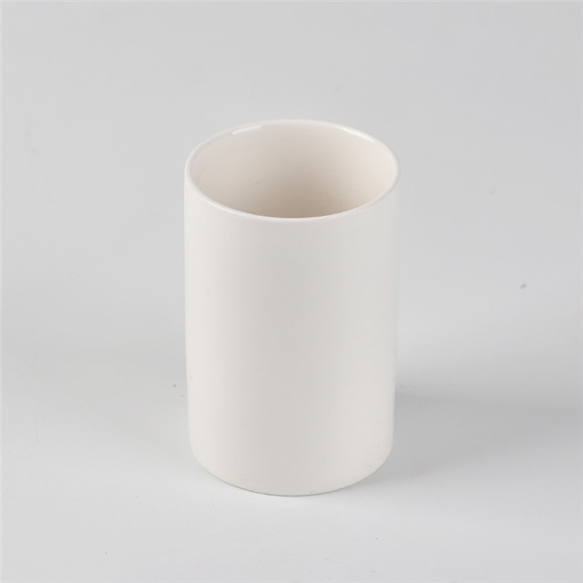 Pot de rangement en céramique Pot à thé Pot à thé Pot en porcelaine et couvercle en bambou avec couvercle en bambou (hermétique) (Blanc mat, pack 2)