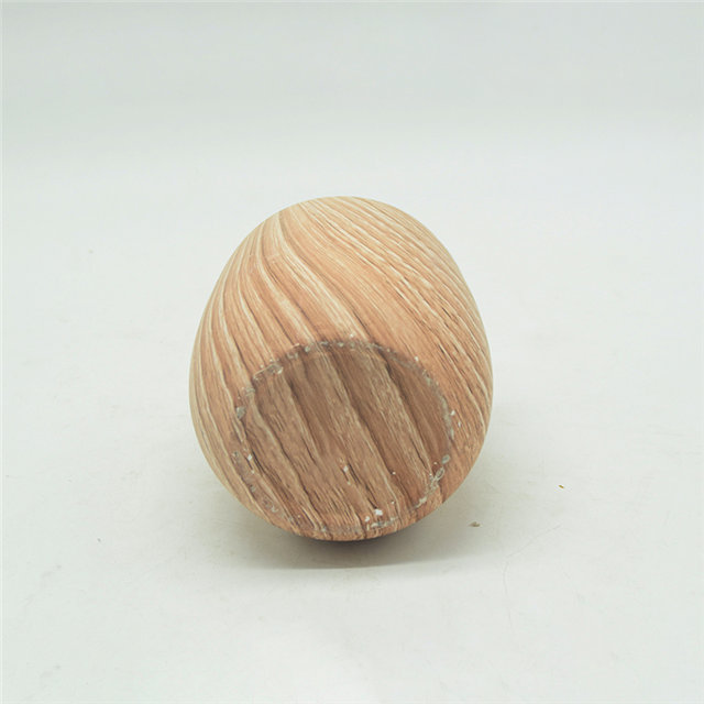 motif en bois tasse à bougie en céramique