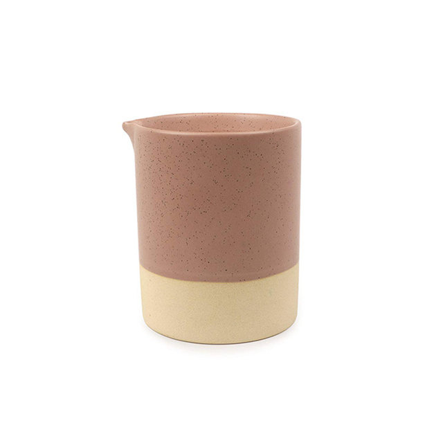 La fête des récoltes de Noël de la Saint-Valentin utilise une tasse de bougie en céramique de style lait en céramique rose bleu blanc