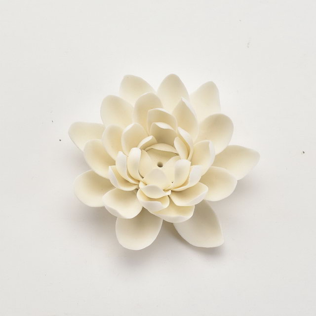 Artisanat à la main décor à la maison personnalisé fleur design porte-encens en céramique porte-bâton d'encens