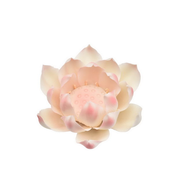 Personnalisé accepter décor à la maison personnalisé fleur design porte-encens porte-encens en céramique