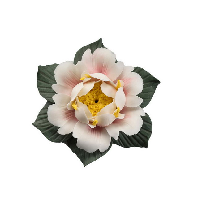Style à la mode décor à la maison personnalisé fleur design porte-encens porte-encens en céramique