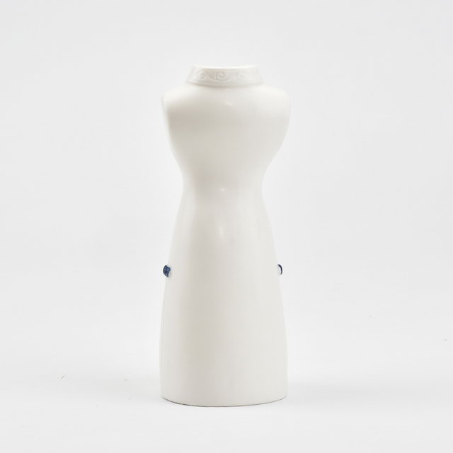 Haute qualité Pure peinture à la main femme caractéristique décor à la maison décoration fleur porcelaine moderne en céramique vase de mariage