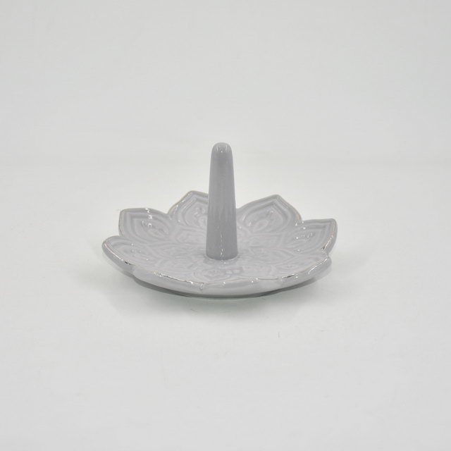 Personnalisé accepter décor à la maison cadeau bijoux plateau d'affichage cadeau de mariage porte-bague en céramique plateau de bibelot personnalisé