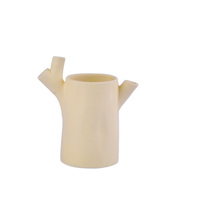 Décoration d'ameublement de table Vase en céramique décoration de bureau polyédrose couleurs colorées Vase en céramique