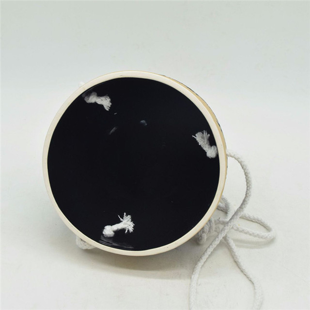 Pots de fleurs en céramique noire de conicité directement vendus par les fabricants Pot de fleur en céramique de type suspension