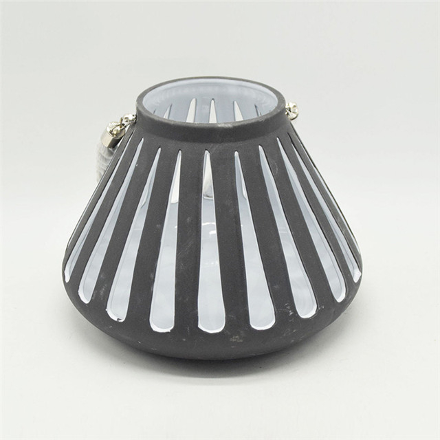 Lanterne ouragan évidant en céramique