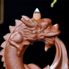 Fil encens douille en céramique cascade reflux encens dragons pulvériser de l'eau en céramique à doigts Citron Dragon reflux brûleur d'encens