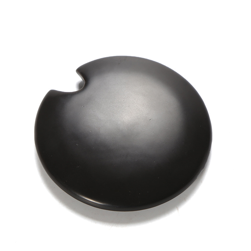 tasse à café en porcelaine boîte cadeau logo personnalisé 320 ml noir 、 blanc Match avec bouchon de tasse en céramique Coupe en céramique de style de ligne