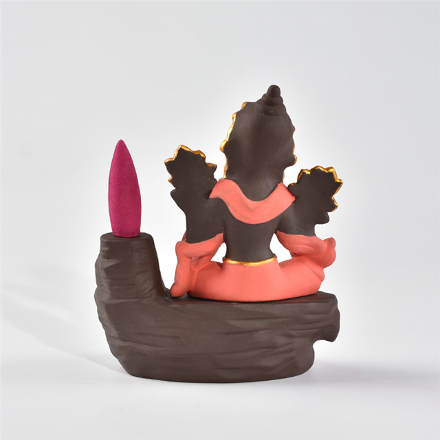 Ameublement Décorer Statue En Céramique Déesse En Céramique De Refoulement Brûleur D'encens