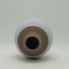Décoration d'ameublement de table Vase en céramique décoration de bureau polyédrose décoration de bureau gris blanc Vase en céramique