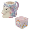 Tasse à bière en céramique en forme de licorne