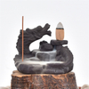 Fil encens douille en céramique cascade reflux encens Dragon fait face à la lune en céramique doigts Citron Dragon reflux brûleur d'encens