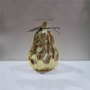 Citrouilles en céramique dorées en forme de lanterne citrouille en céramique lanterne évidée décorations de citrouilles en céramique