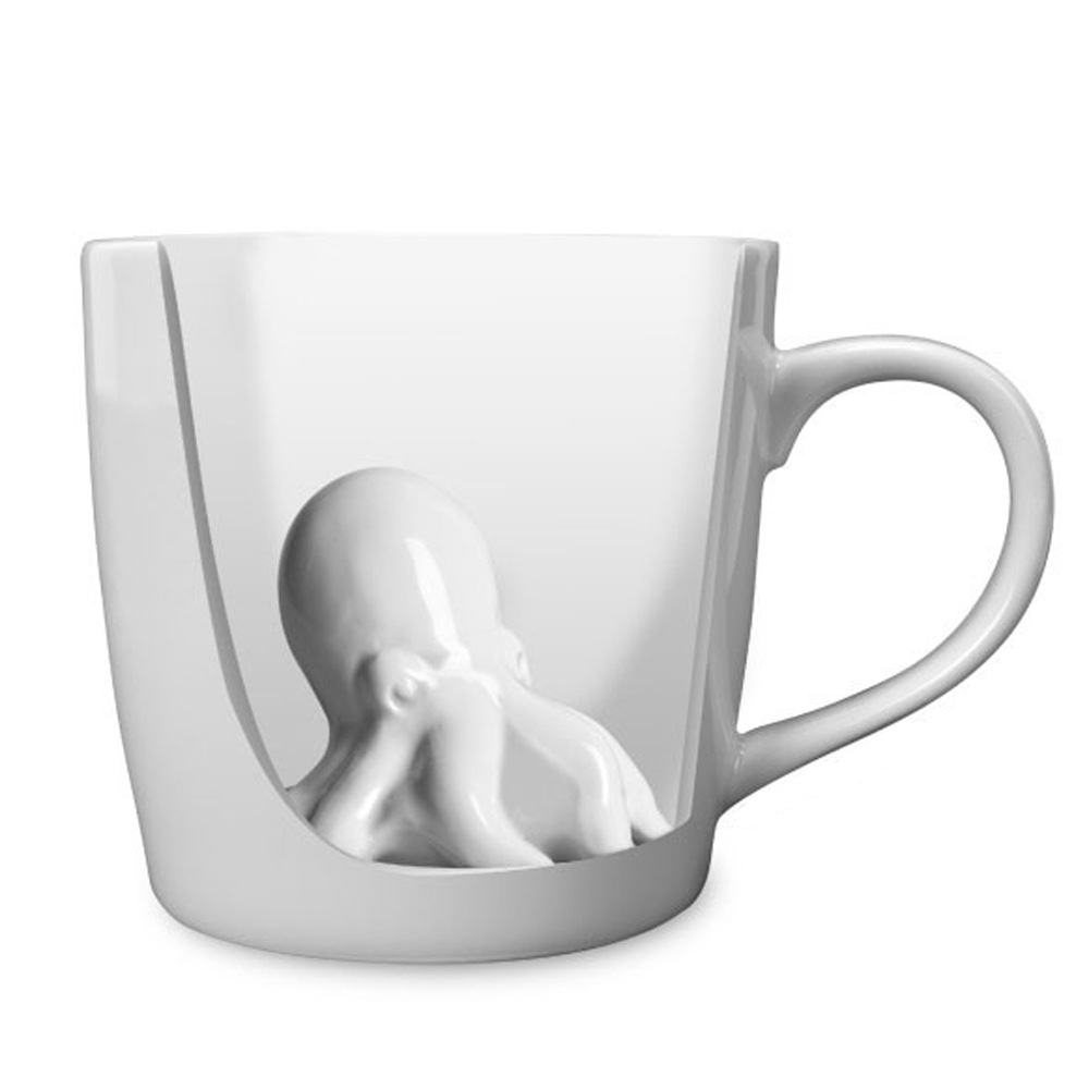 Fond de tasse Tasse à café en céramique poulpe animal marin