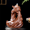 Fil encens douille en céramique cascade reflux encens dragons pulvériser de l'eau en céramique à doigts Citron Dragon reflux brûleur d'encens
