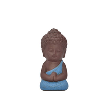 Artisanat personnalisé décor à la maison cadeau de mariage couleur différente choisir Guanyin Figurine bouddha en céramique petite Statue de moine
