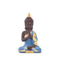 Vente chaude décor à la maison cadeau de mariage couleur différente choisir Guanyin Figurine statue de bouddha en céramique dorée